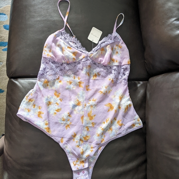 Intimately Free lilac bodysuit S NWT - Picture 2 of 6